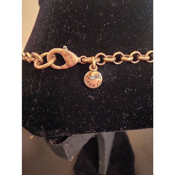 J. Crew yellow flower statement necklace gold tone - Picture 3 of 7